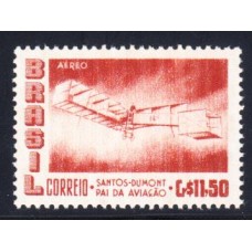 A-84Y-MARMORIZADO- SANTOS DUMONT- 11,50- ANO 1956-MINT